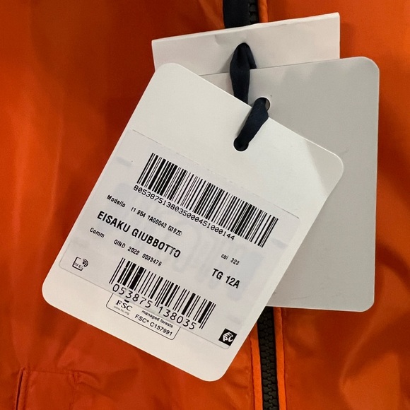 Moncler Enfant Logo Patch Zip Up Jacket with Hood - NWT. Size 12. - Picture 10 of 10